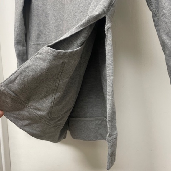 EUC Lululemon Cut Above Hoodie Expression Gray Side Slits - Picture 9 of 13